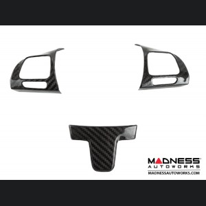 Volkswagen Golf VI (Mk6) - Steering Wheel Cover by Feroce - Carbon Fiber